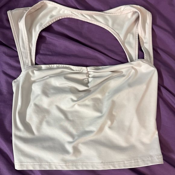 Baby Pastel Pink Sweetheart Neck Tank - Picture 2 of 5